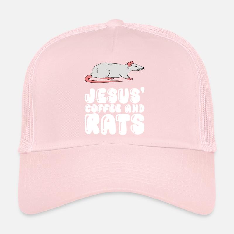 Jésus, le café et les rats Casquette trucker 