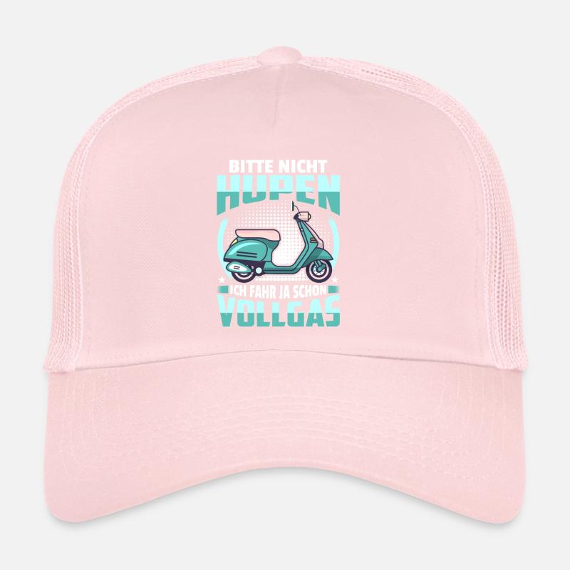 Bitte Nicht Hupen Vollgas Motorroller Roller Trucker Cap