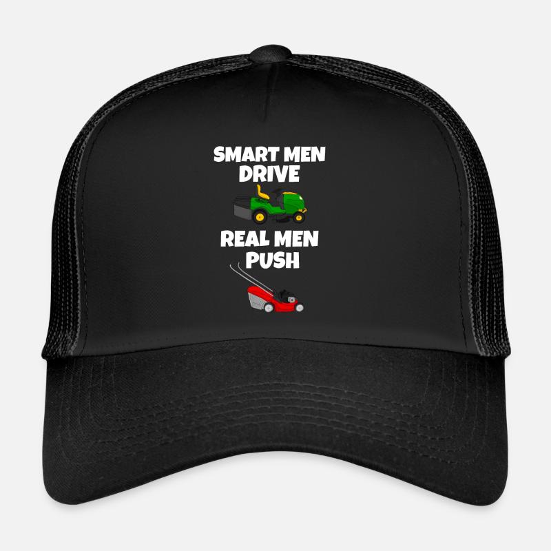 Männer Garten Rasenmäher Logik Trucker Cap