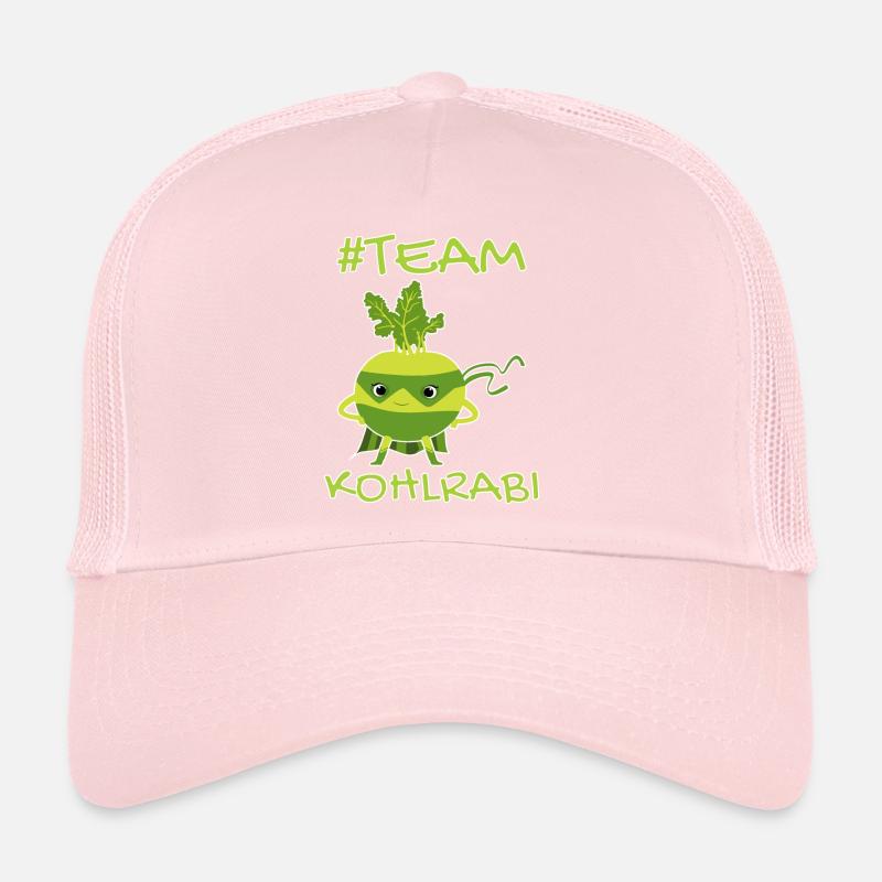 Kohlrabi Gemüse Vegetarier veganer Trucker Cap
