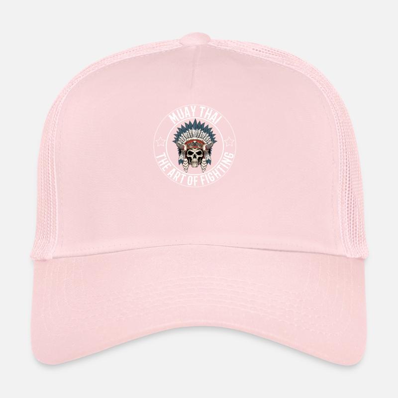 Muay Thai Kampfkunst Skelett Kriegshaube Trucker Cap