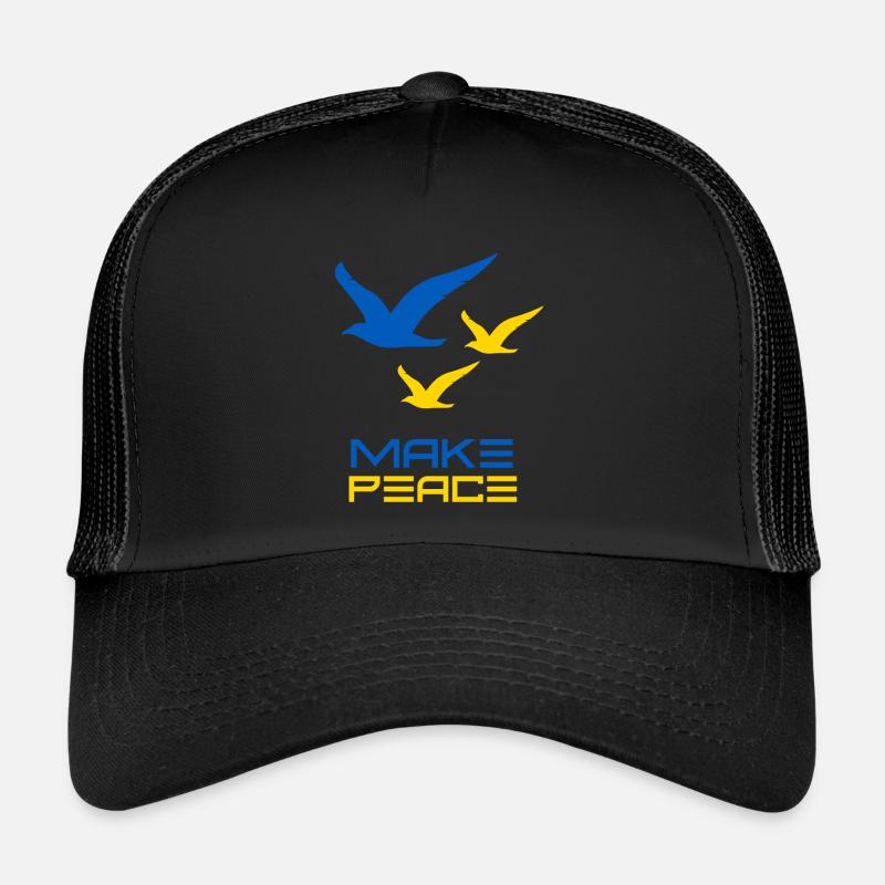 Schafft Frieden in der Ukraine. Friedensvögel Trucker Cap