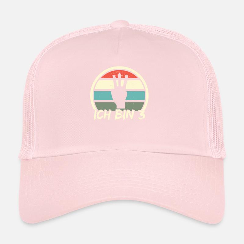ich bin 3 Hand jungen mädchen 3. Geburtstag Trucker Cap