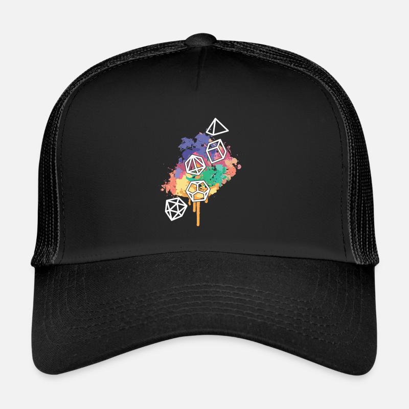 Different Shapes - Trucker Cap - Schwarz/Schwarz