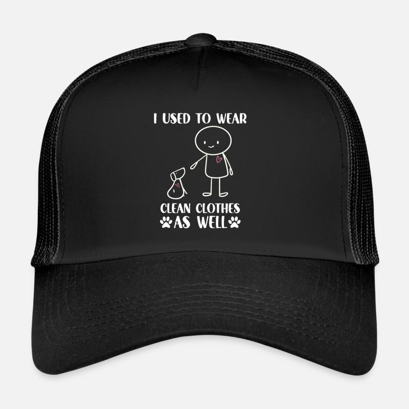 Niedliches Strichmännchen Hundehalter Hunde Trucker Cap