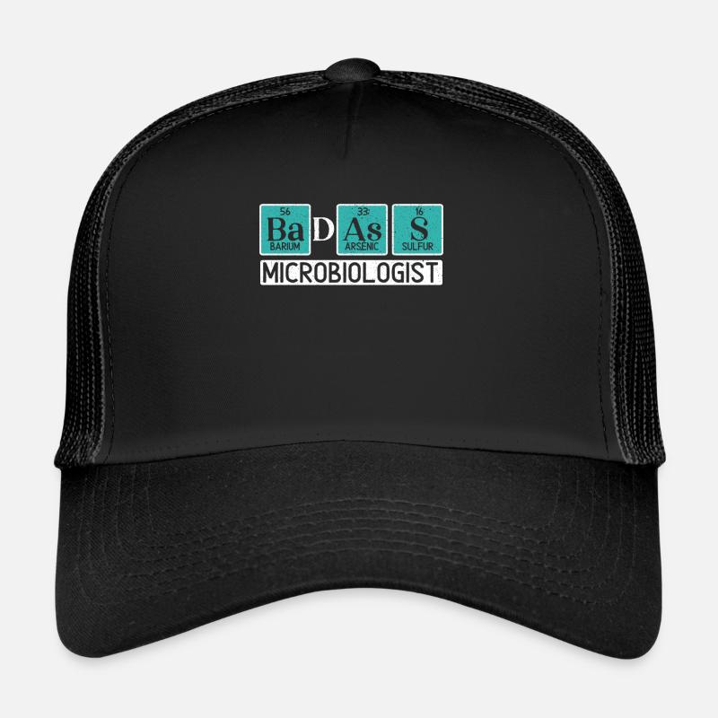 Badass Microbiologiste Science Lover Microbiologie Casquette trucker 