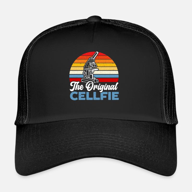 L’amoureux original de la science cellfie Microbiologie Casquette trucker 