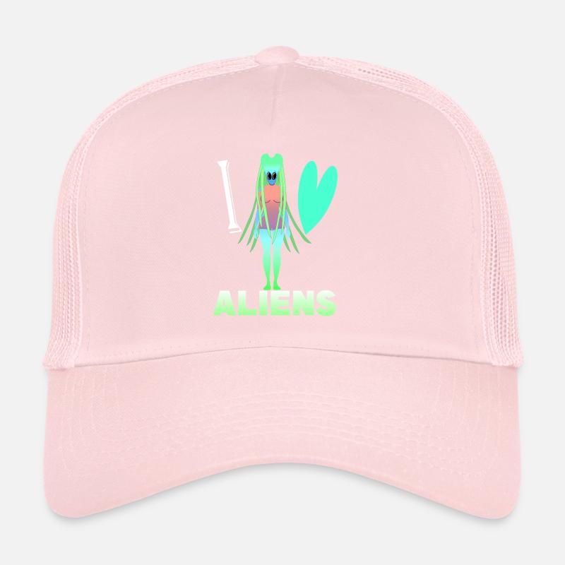 I love aliens Trucker Cap