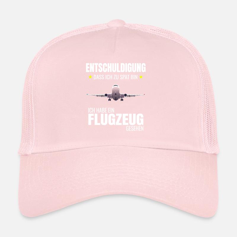 Flugzeug Luftfahrt Flieger Planespotter Idee Trucker Cap