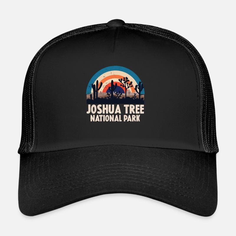 Parc national de Joshua Tree Cactus Randonnée Camping Casquette trucker 