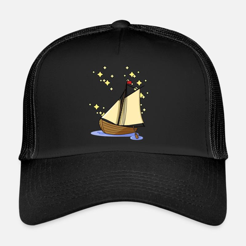 Ahoi Ruderboot Boot Paddelboot Segelboot maritim Trucker Cap