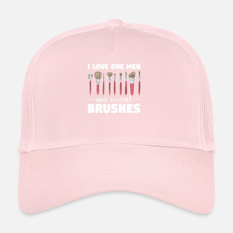 I Love One Men And Several Brushes Makeup Trucker Cap