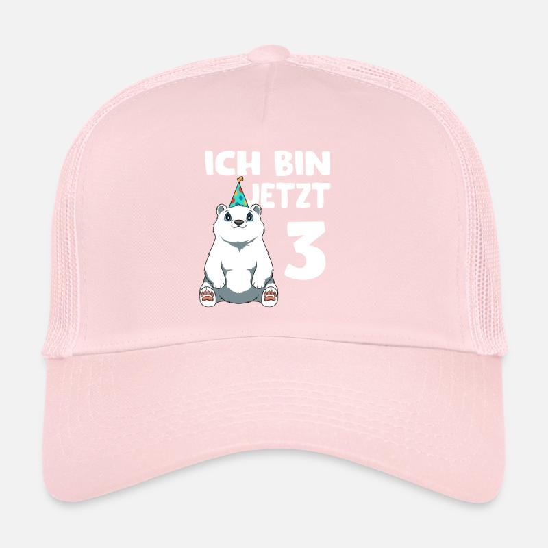 3. Geburtstag Eisbär - 3 Jahre Alt Geschenk Trucker Cap