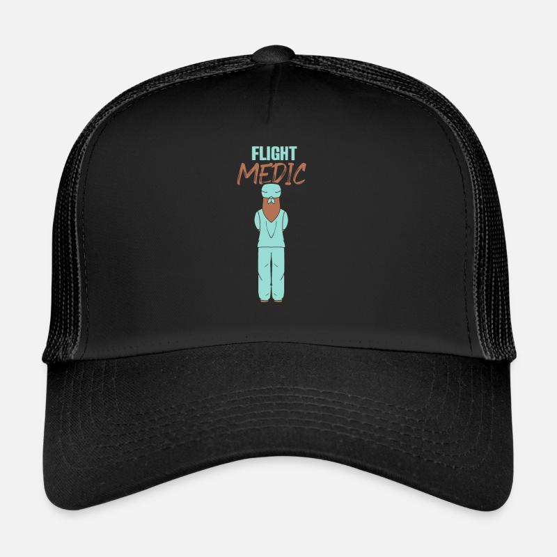 Profession de médecin de vol Médecin de vol Infirmière de vol Casquette trucker 