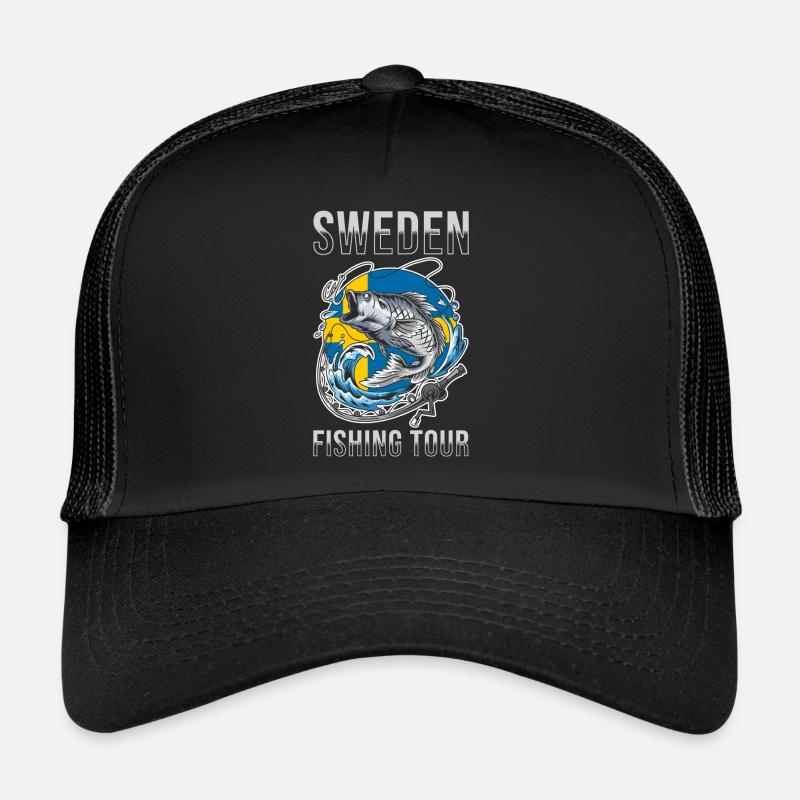 Tour de pêche Suède Casquette trucker 