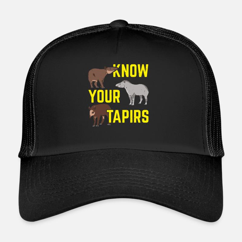 Know Your Tapirs Wildlife Keepers Trucker Cap