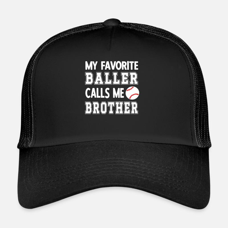 Stolzer Baseball-Bruder Von Baseballspieler Bruder Trucker Cap