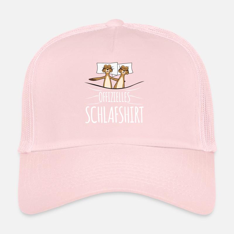 Erdmännchen Schlafshirt zum Schlafen Trucker Cap
