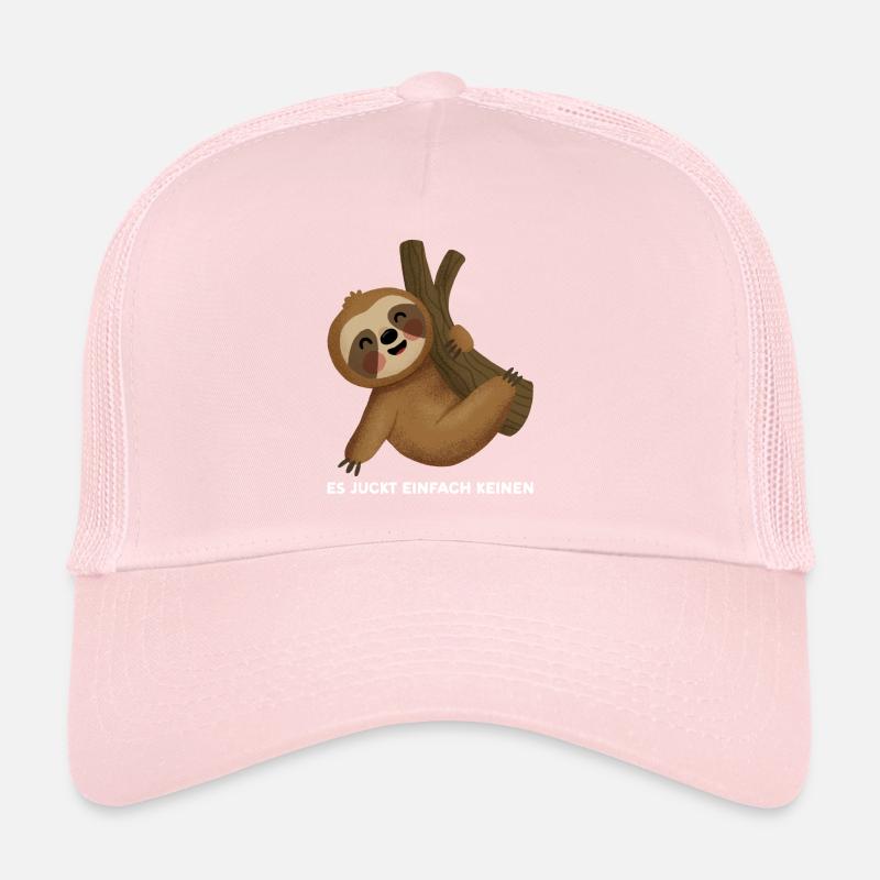 Faultier Sarkasmus Schwarzer Humor Geschenk Trucker Cap