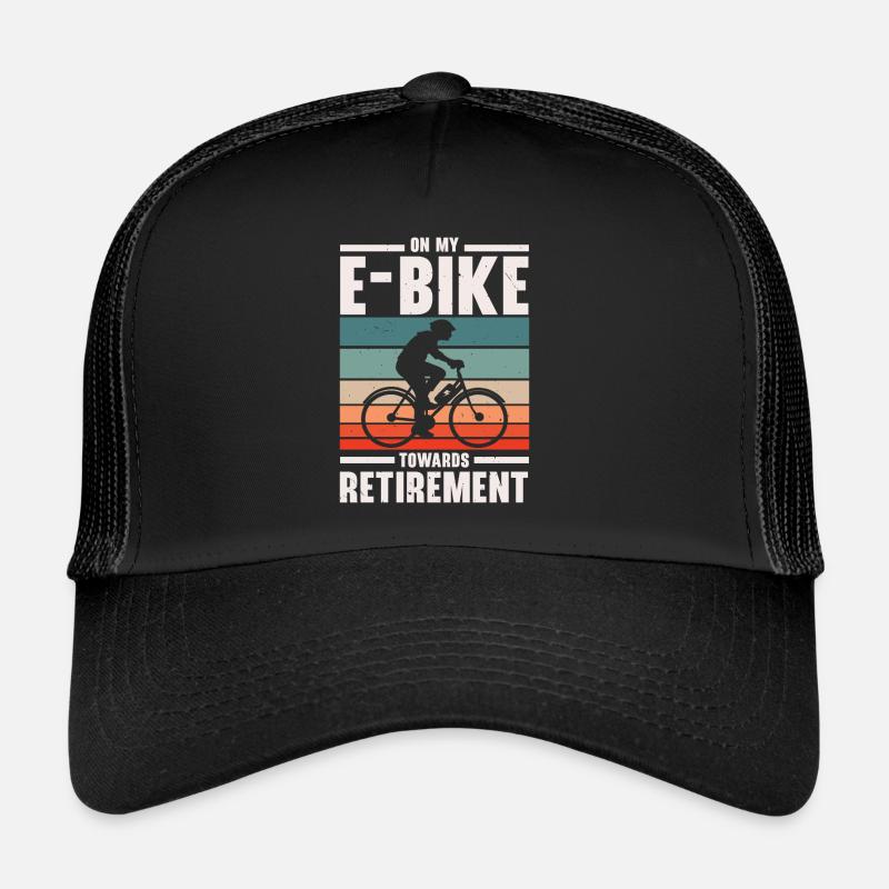 Mon vélo électrique sur le chemin de la retraite Elektrofa Casquette trucker 