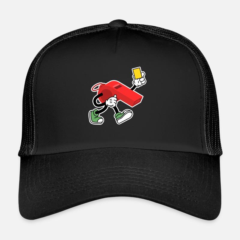 Sifflet de l’arbitre avec carton jaune Shiri Casquette trucker 