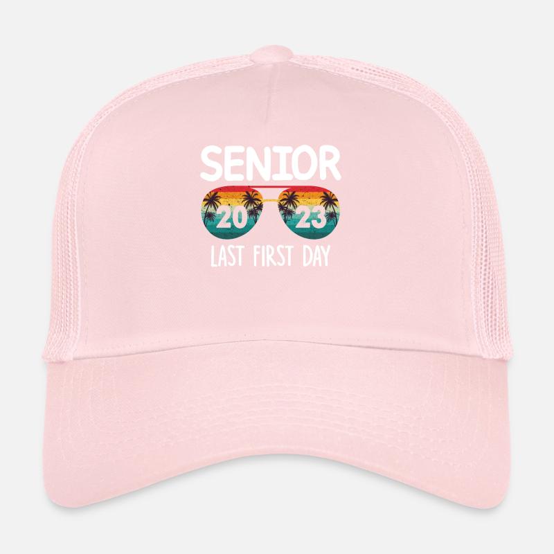Senior last first day Trucker Cap