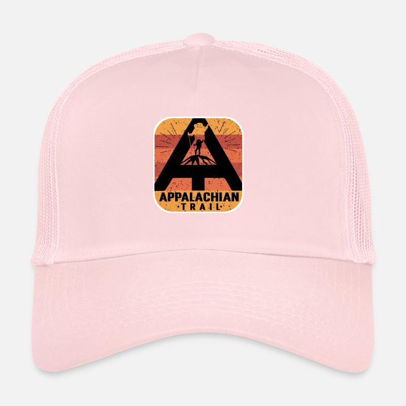 Mountain Range Appalachian Trail Hiking Trail Trucker Cap