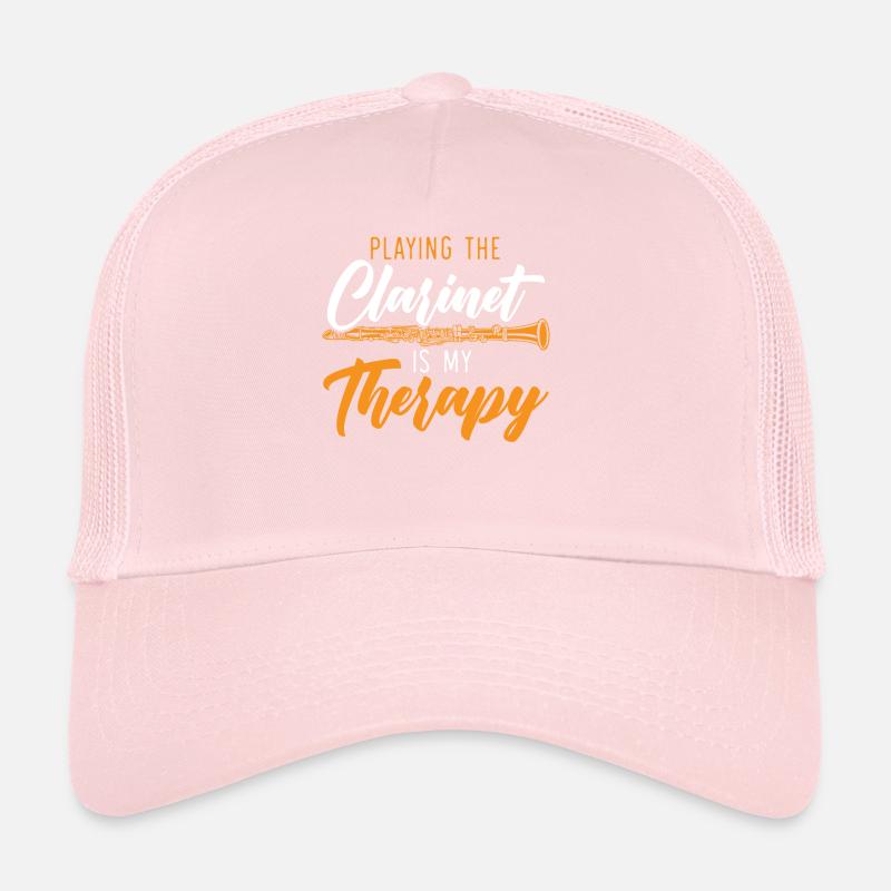 Die Klarinette zu spielen ist mein Therapiemusiker Trucker Cap