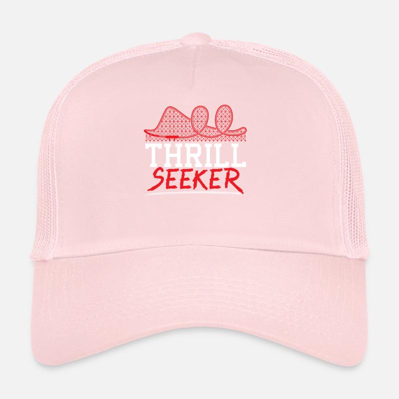 Thrill Seeker Roller Coaster Ride Rollercoaster Casquette trucker 