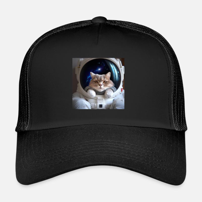 Cat in space Trucker Cap