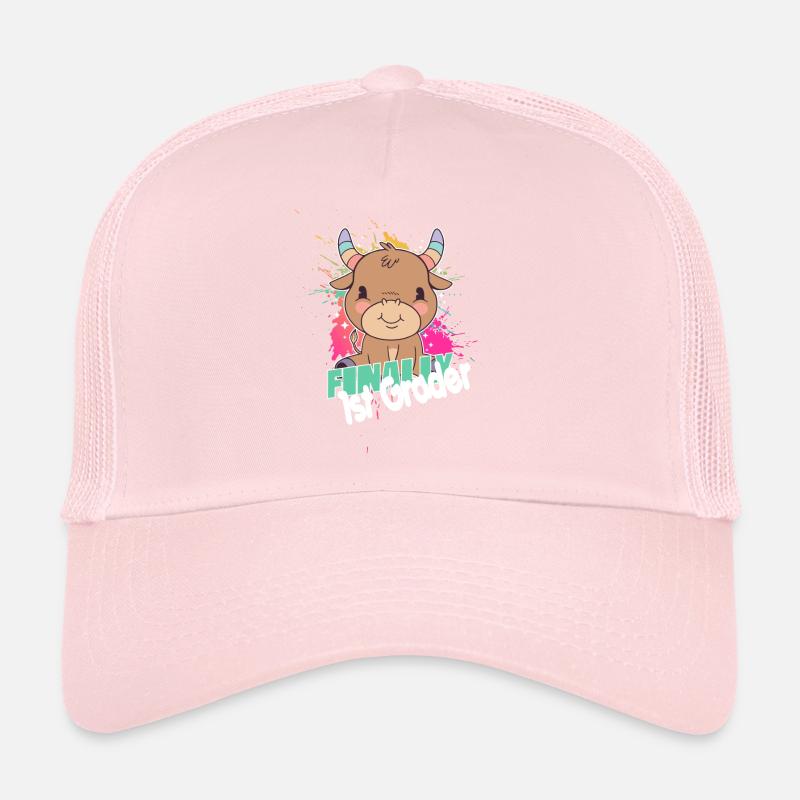 Finally 1st Grade, First Grader Trucker Cap