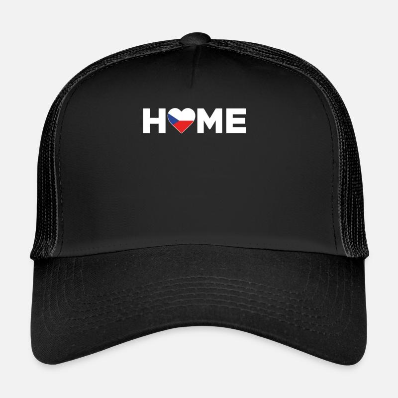 République tchèque Accueil Drapeau de la République tchèque Casquette trucker 