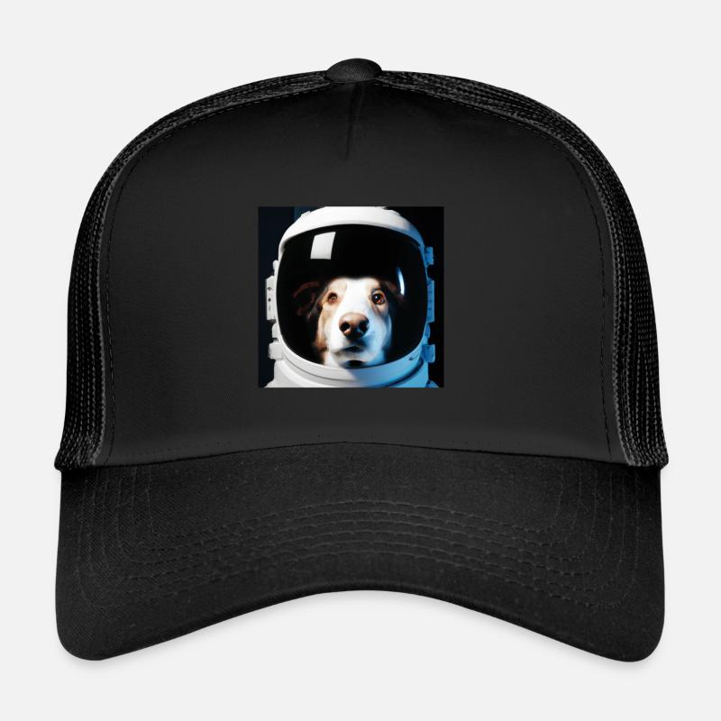 Dog in space Trucker Cap