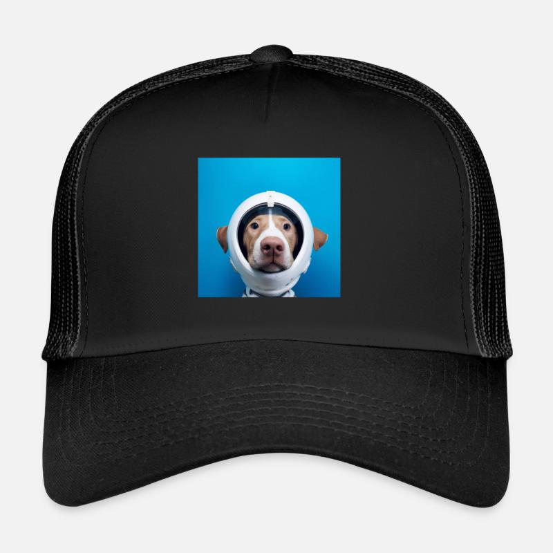 Dog in space Trucker Cap