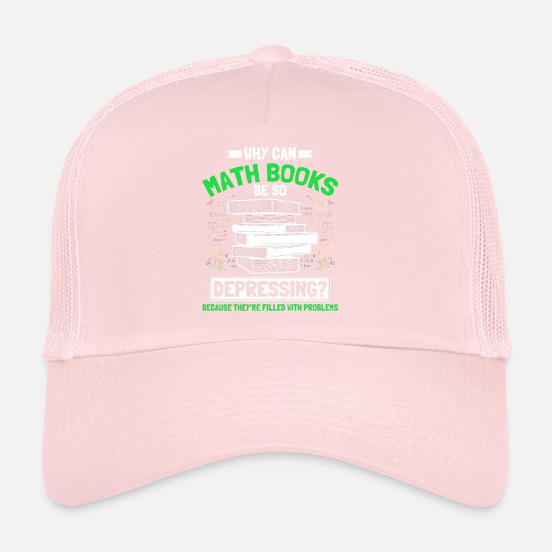 Math Mathematics Science Math Gift Trucker Cap