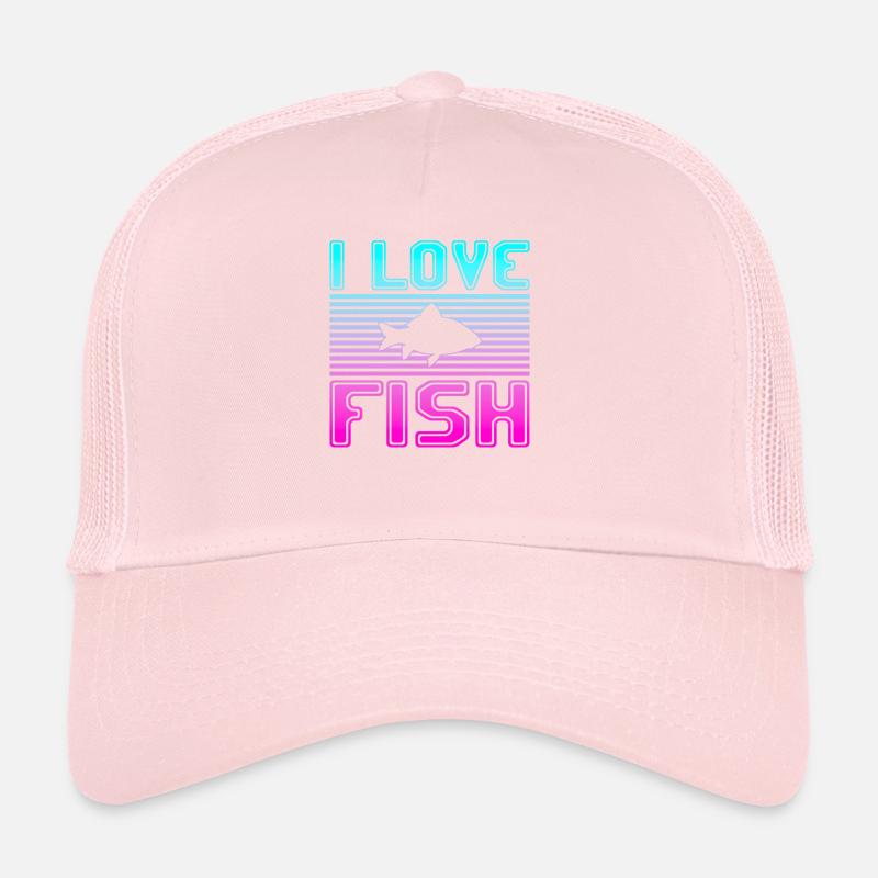J’adore le poisson Casquette trucker 