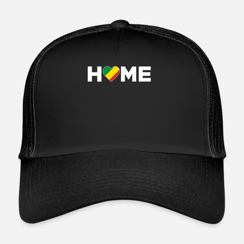 Kongo Heimat Kongo Flagge Kongo Liebe Trucker Cap