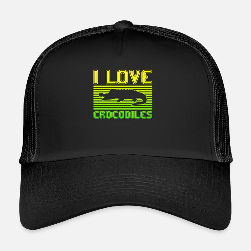 I love crocodiles Trucker Cap