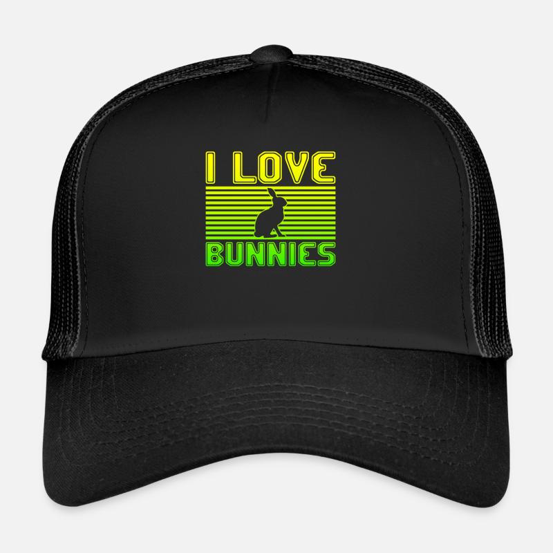 J’adore les lapins Casquette trucker 