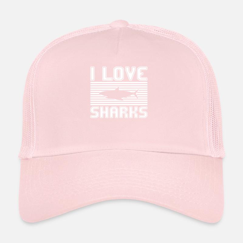 J’adore les requins Casquette trucker 