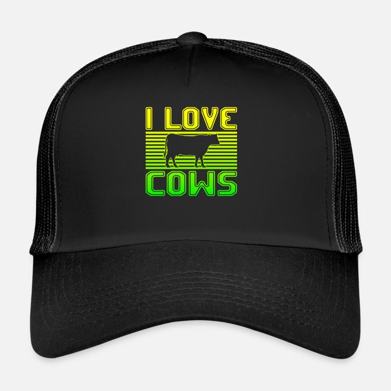 I love cows Trucker Cap