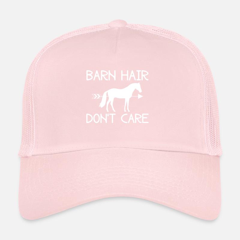 Cheveux de grange pour la cavalière d’équitation Casquette trucker 