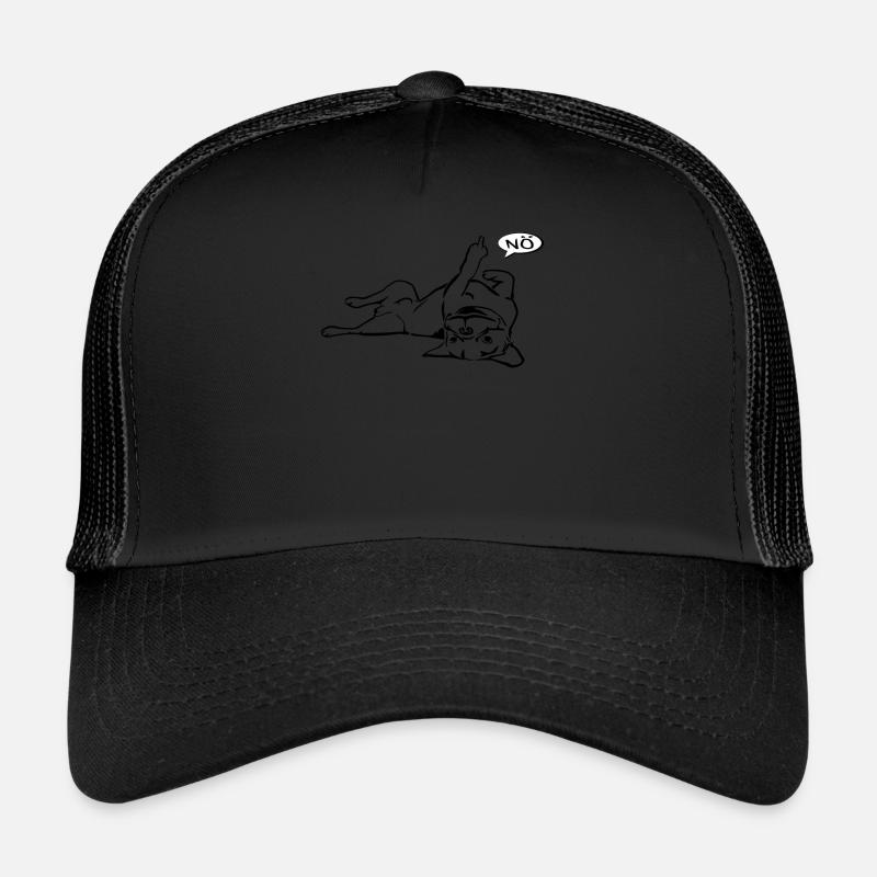 Hund Bulldogge Statement Spruch - NÖ - Hund Trucker Cap