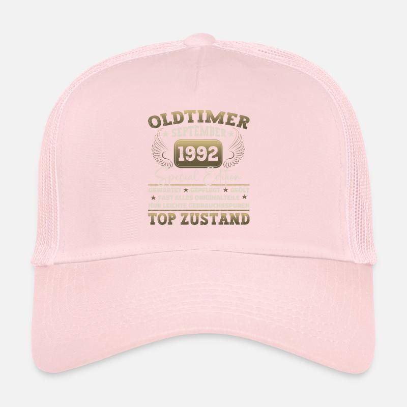 Oldtimer Septembre 1992 30ème anniversaire Geschen Casquette trucker 
