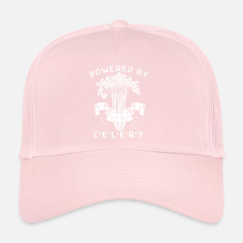 Celery, Powered-By-Celery, funny saying Trucker Cap