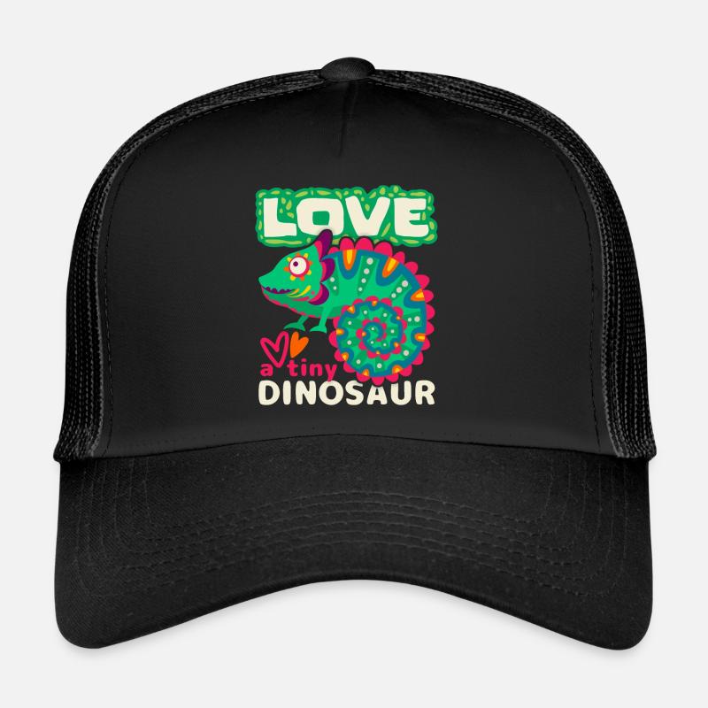Chameleon, funny saying, little dinosaur Trucker Cap