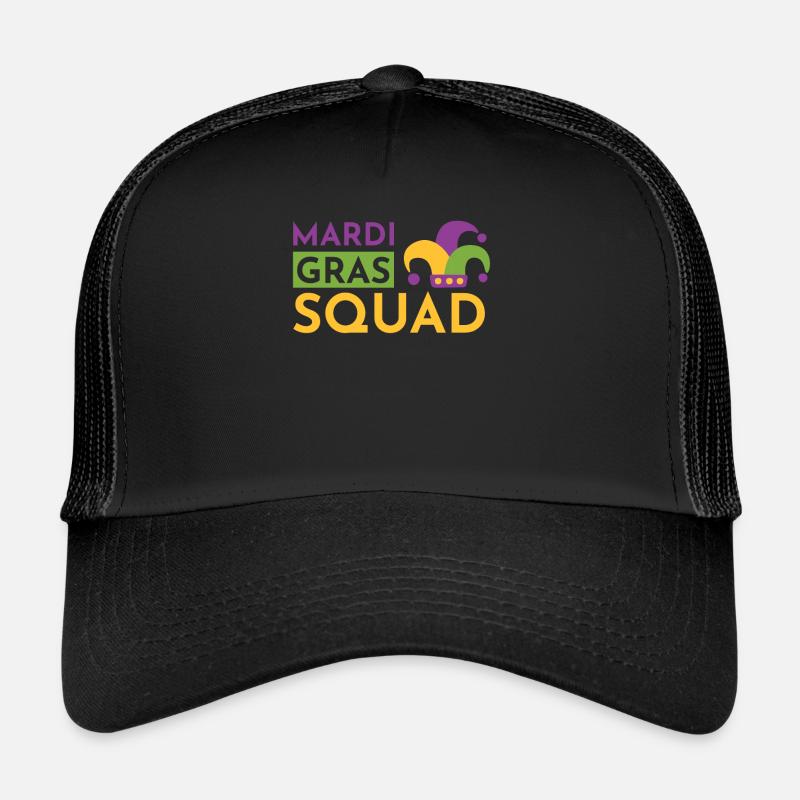 Mardi Gras Squad Trucker Cap