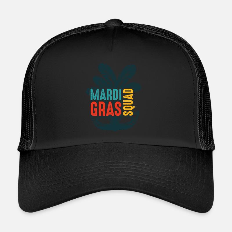 Mardi Gras Squad Trucker Cap