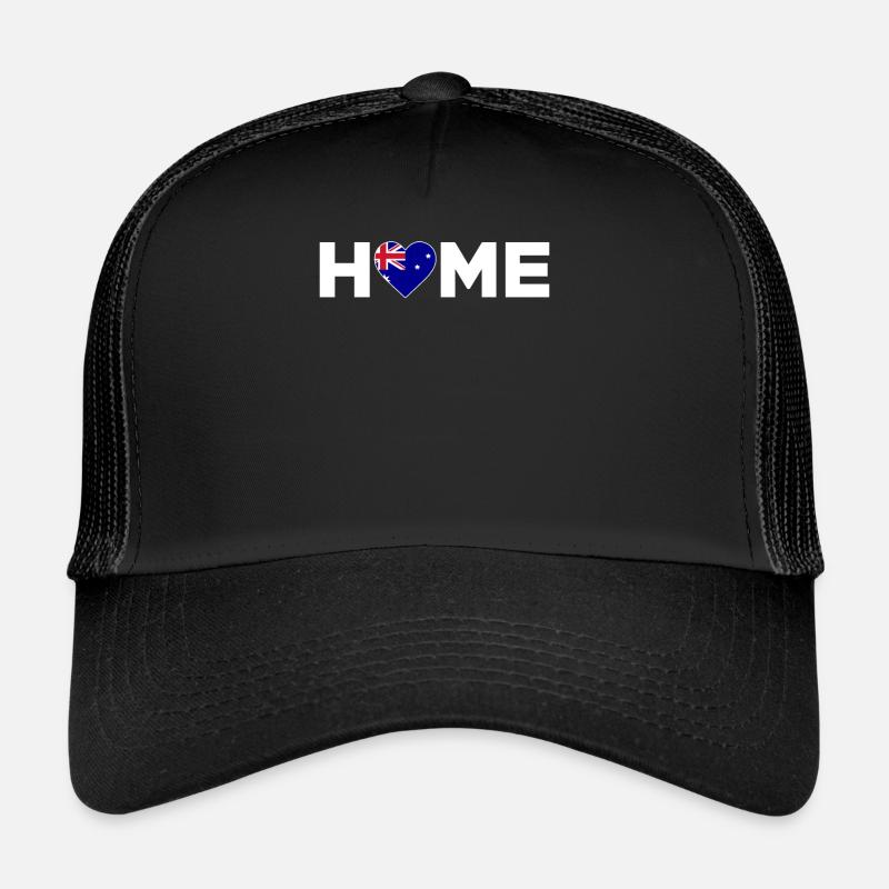Australia Home Australia Flag - Trucker Cap - black/black