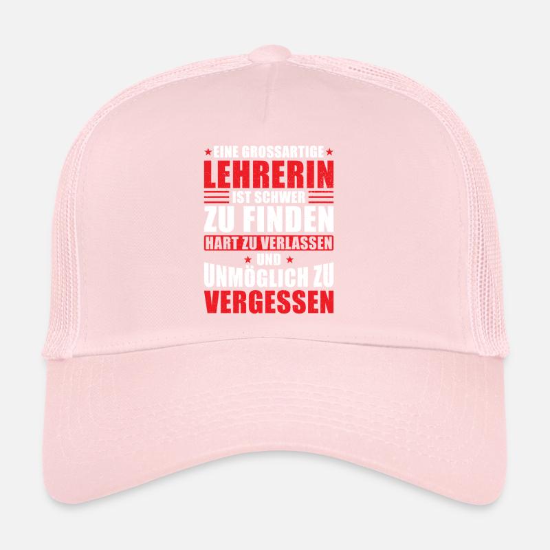 Lehrerin Abschied Spruch Eine großartige Lehrerin Trucker Cap